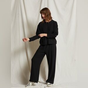 Perfectwhitetee marcie brushed sweater jersey pant